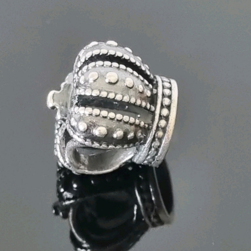 Authentic Pandora charm crown princess , queen #790930CZ - Picture 2 of 16